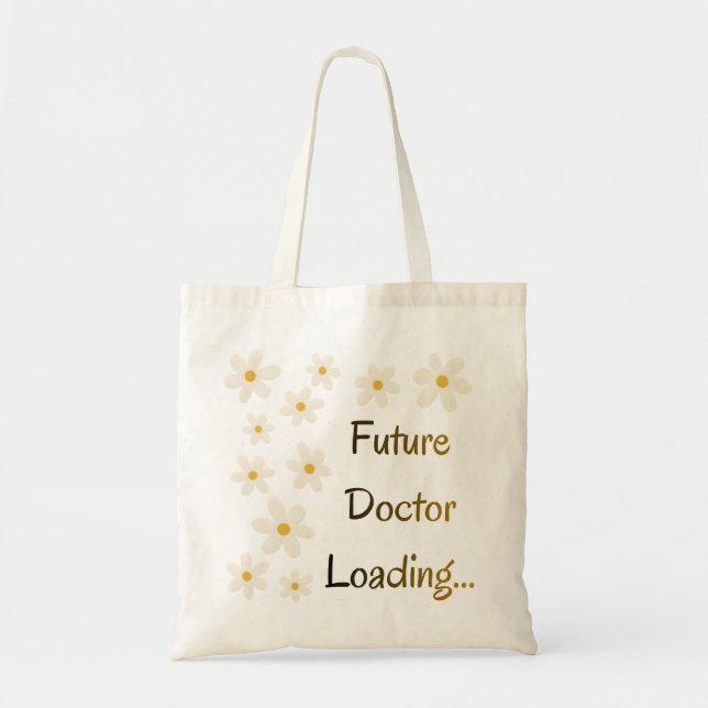 Tasche mit ästhetischem Blumendesign für zukünftig (Vorne)
