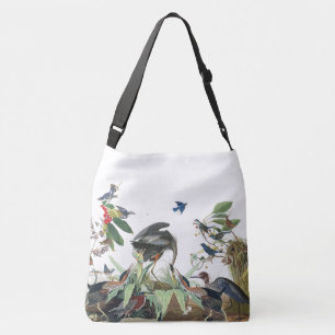 Tasche mit Audubon-Wildlife-Collage von Reihern