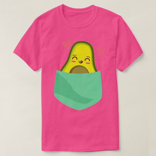 Tasche mit Avocado T-Shirt (Design vorne)