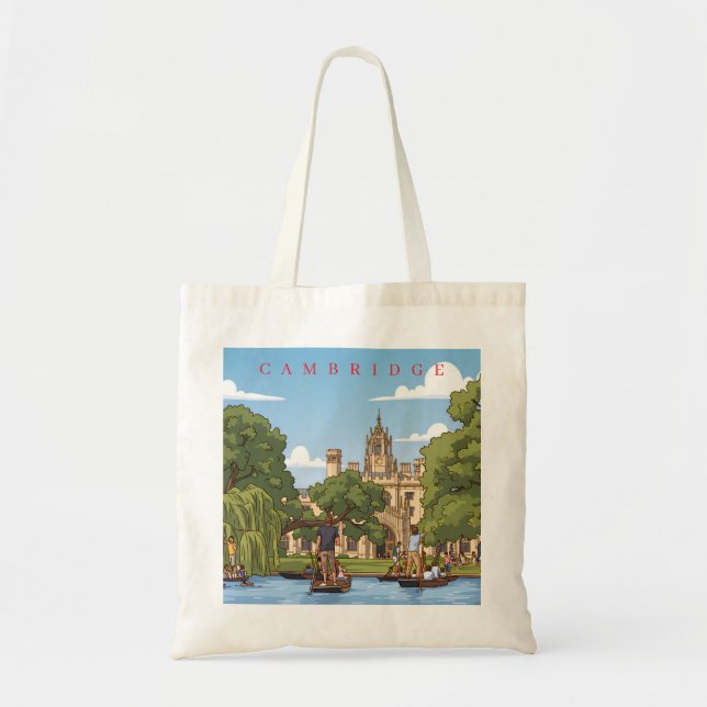 Tasche mit Blick auf den River Cam in Cambridge (Vorne)