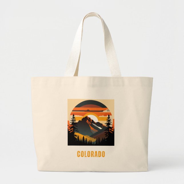 Tasche mit Colorado-Gebirgsdesign (Vorne)