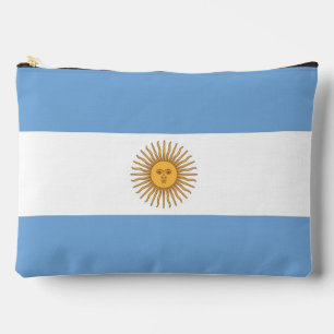Tasche mit Druck und Schnitt der Flagge Argentinie