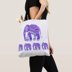 TASCHE mit einem blauen Elefanten