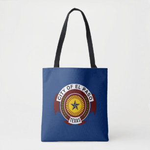 Tasche mit Flagge der Stadt El Paso, Texas