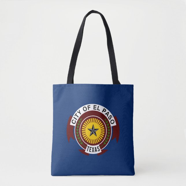 Tasche mit Flagge der Stadt El Paso, Texas (Vorderseite)