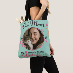 Tasche mit Foto für Katzenmamas nach Maß