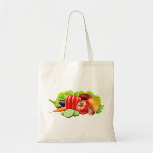 Tasche mit Frischgemüse (Vorne)