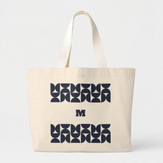 Tasche mit geometrischem Monogramm im Stil der Mit