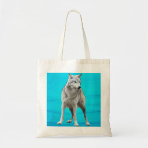 Tasche mit grauem Wolf