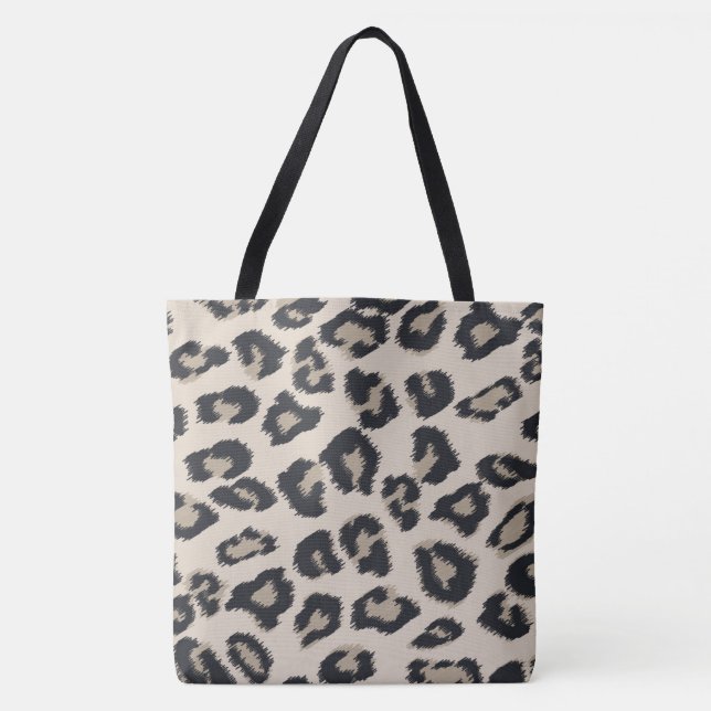Tasche mit großen Leopardruckfarben (Vorderseite)