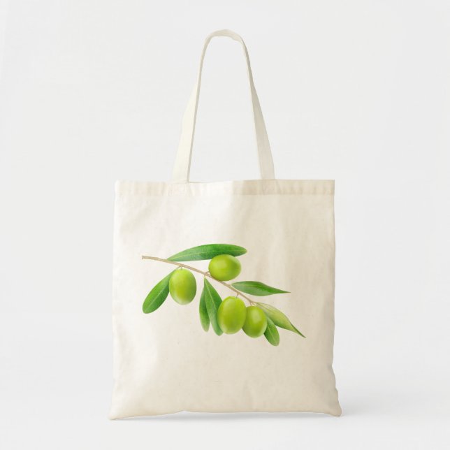 Tasche mit grünem Olivenzweig (Vorne)