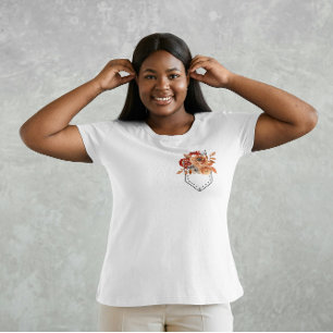 Tasche mit Herbst-Blume T-Shirt