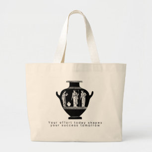 Tasche mit Illustration einer klassischen griechis