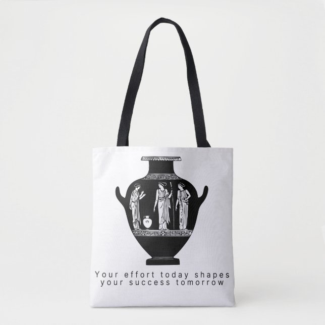 Tasche mit Illustration einer klassischen griechis (Vorderseite)