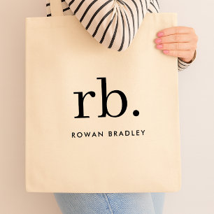 Tasche mit individuellem Monogramm   DIY-Canvas-Ta