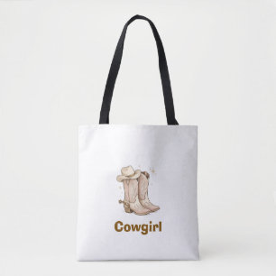 Tasche mit individuellem Namen Western Cowboy-Stie