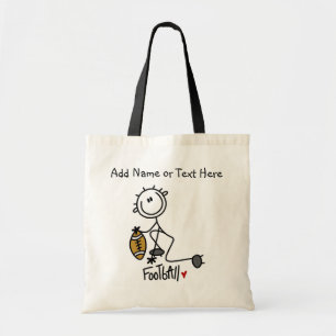 Tasche mit individuellem Strichmännchen-Fußballspi