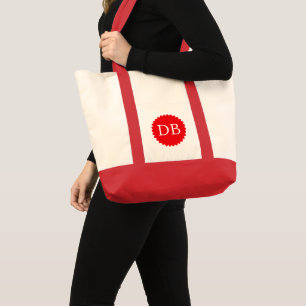 Tasche mit individuellen Anfangsbuchstaben Jumbo