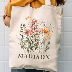 Tasche mit individuellen Wildblumen für Mutter Bra
