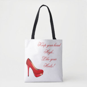 Tasche mit inspirierendem Zitat