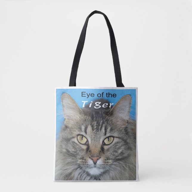 Tasche mit Katzen-Nahen Ups auf beiden Seiten (Vorderseite)