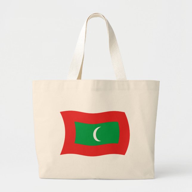 Tasche mit Malediven-Flagge (Vorne)