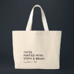 Tasche mit Paare, Begrüßungstasche<br><div class="desc">Diese spielerische,  spielerische Tasche ist das perfekte Souvenir für Ihre Hochzeitsgäste und kann auch als Begrüßungstasche verdoppelt werden. Das minimalistische Design hebt sich von der Masse ab. Sie können die Farbe des Typs ändern und Ihre eigene Formulierung hinzufügen.</div>