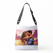 Tasche mit romantischem Druck von zwei Liebenden