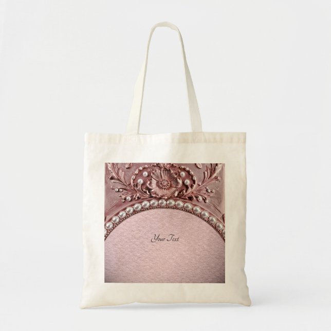 Tasche mit rosa Blumen (Vorne)