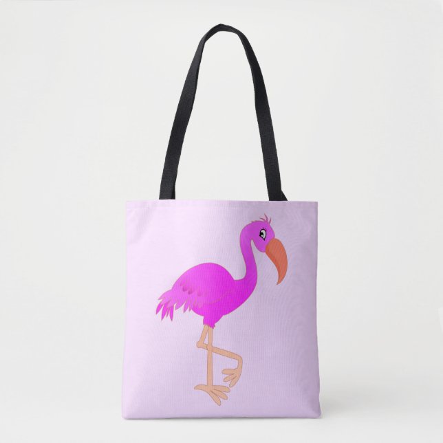Tasche mit rosa Flamingo (Vorderseite)