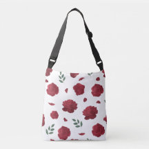 Tasche mit Rosenmuster | Henkeltasche