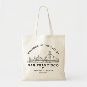 Tasche mit San Francisco-Skyline – Individuelles H