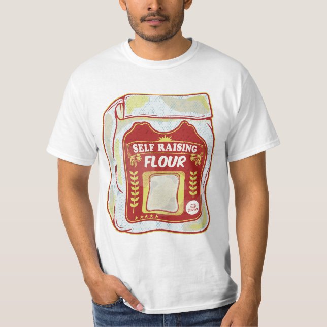 Tasche mit selbst gemahlenem Mehl T-Shirt (Vorderseite)