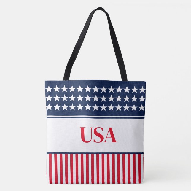 Tasche mit Stars und Streifen (Vorderseite)