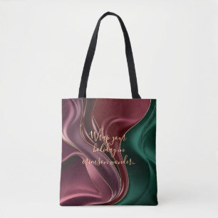 Tasche mit stilvollem abstraktem Grafikdruck