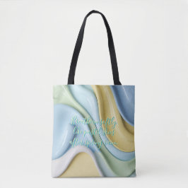 Tasche mit stilvollem abstraktem Grafikdruck