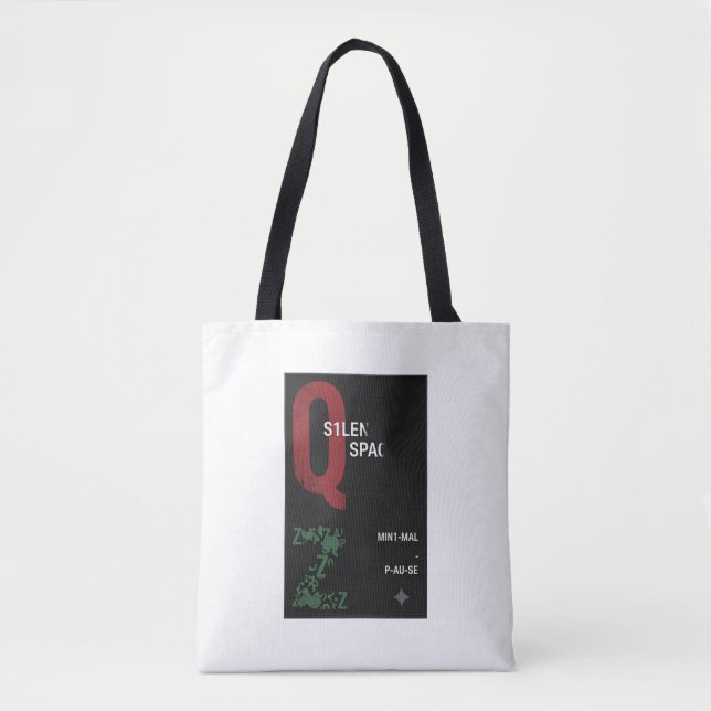 Tasche mit Typografie (Vorderseite)
