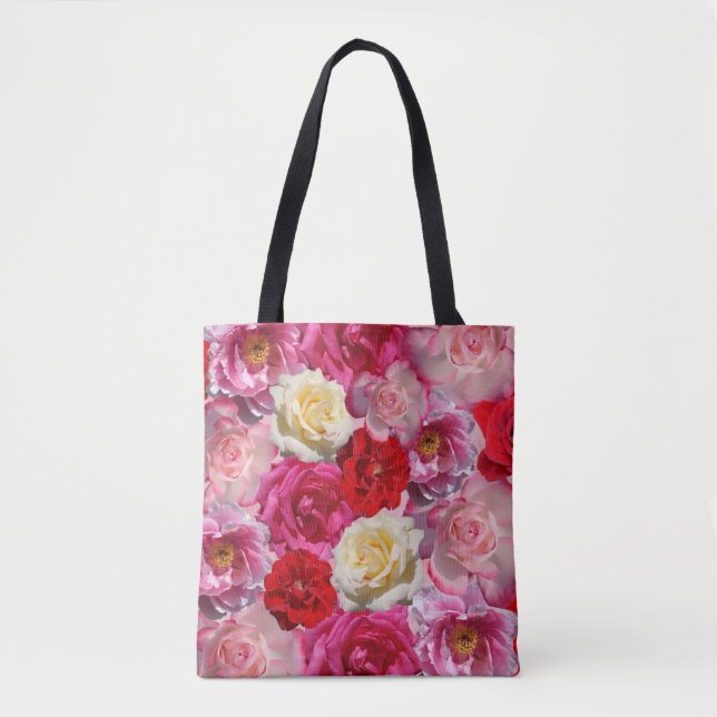 Tasche mit vielen Rosen (Vorderseite)