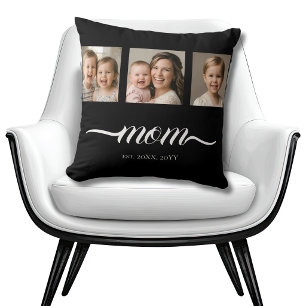 Tasche 'Mom Established Script Black 3 Photo Tote  Kissen
