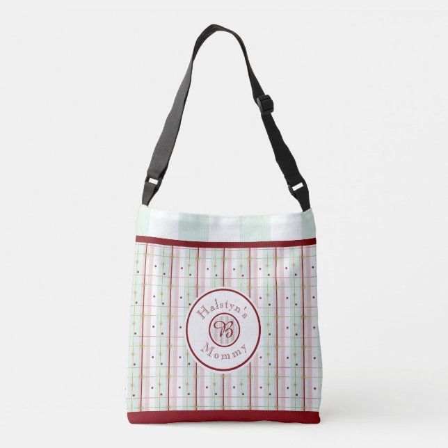 Tasche 'Mom's Monogram Kid Essentials' - Mint (Rückseite)
