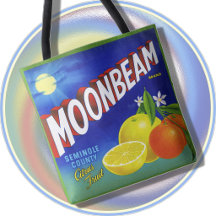 TASCHE - Mondlicht - Zitrusfrüchte - zweiseitig