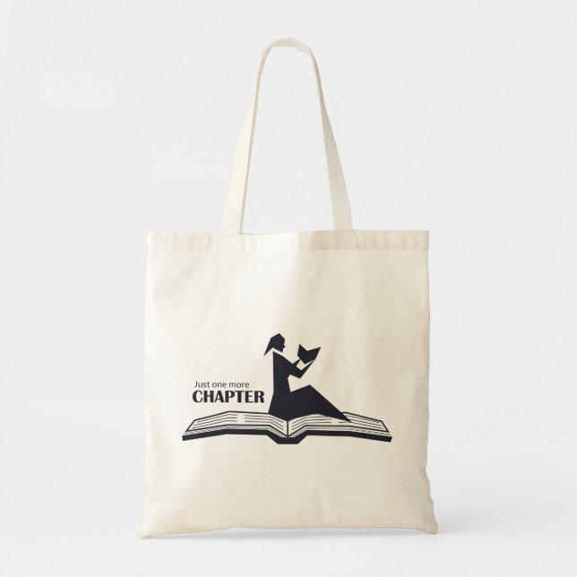 Tasche Offenes Buch Frauen lesen (Vorne)