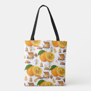 Tasche, Orangen Obst Fee Kerzen Auto Tasche