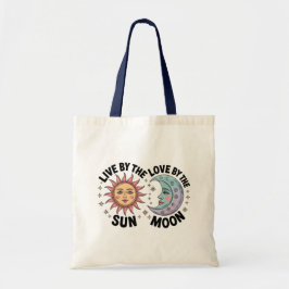 Tasche Retro-Tote "Lebe nach der Sonne, liebe nach
