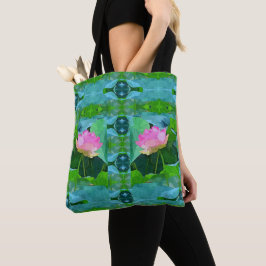 Tasche - Rosa Lotus Abstrakt