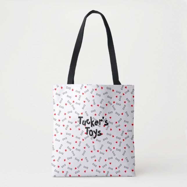 Tasche Rotes Herz (Vorderseite)