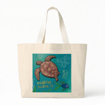 Tasche - Schildkrötenschwimmer - Buellton.Art