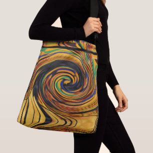 Tasche Schwarz, Rot, Grün