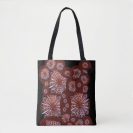 Tasche Schwarz und Burgund