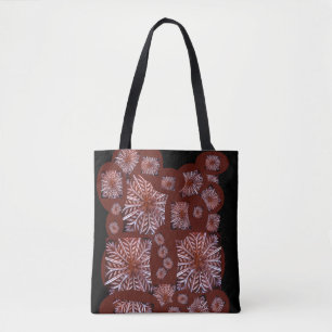 Tasche Schwarz und Burgund